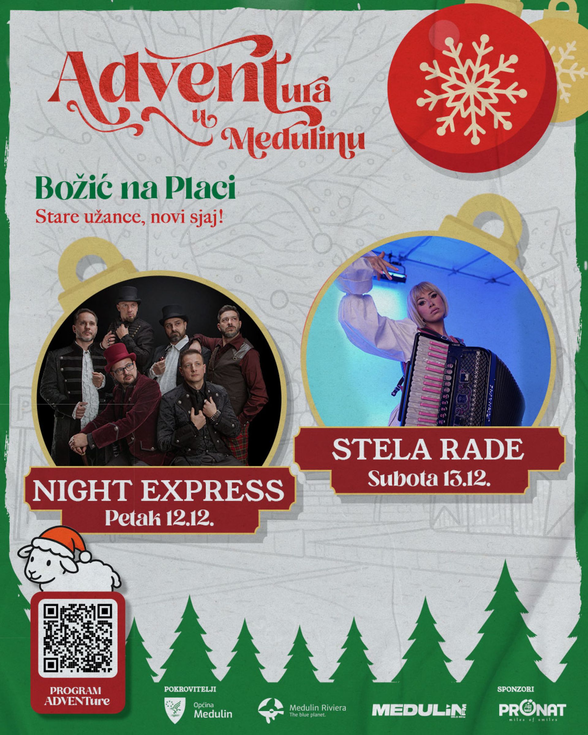 ADVENTura u Medulinu započela u čarobnom tonu. Nadolazeći vikend donosi još bogatiji blagdanski program!